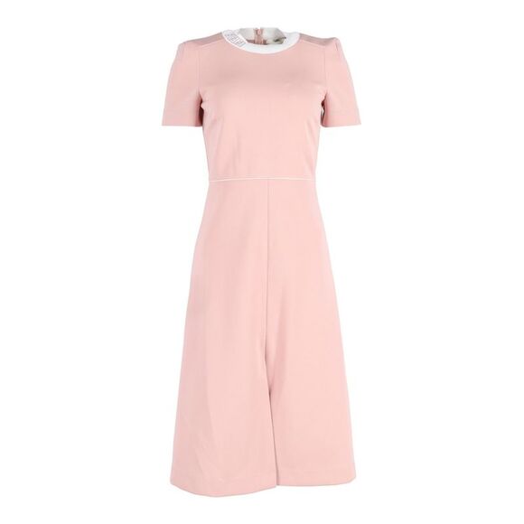 Fendi Shift Midi Dress in Dusty Pink Polyester - Picture 1 of 3